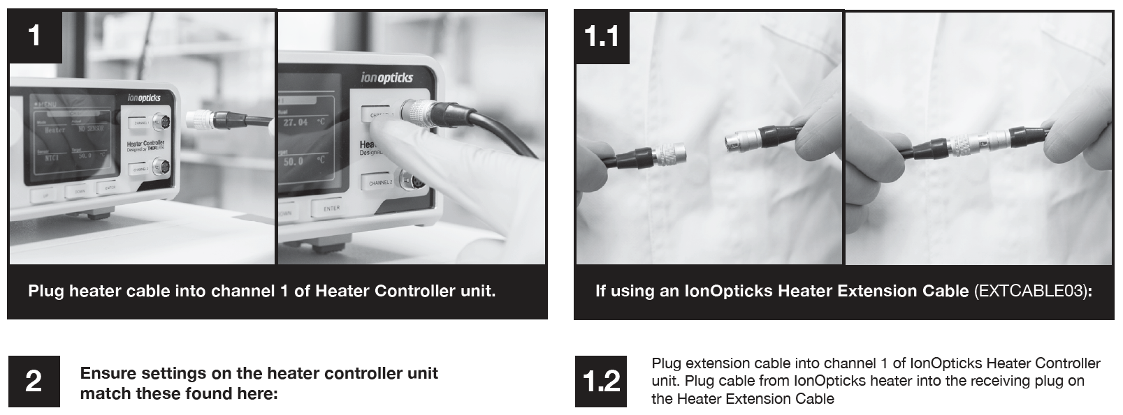 PDF | Setting Up The IonOpticks Heater And Heater Controller